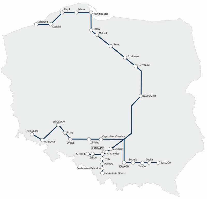 mapa połaczeń