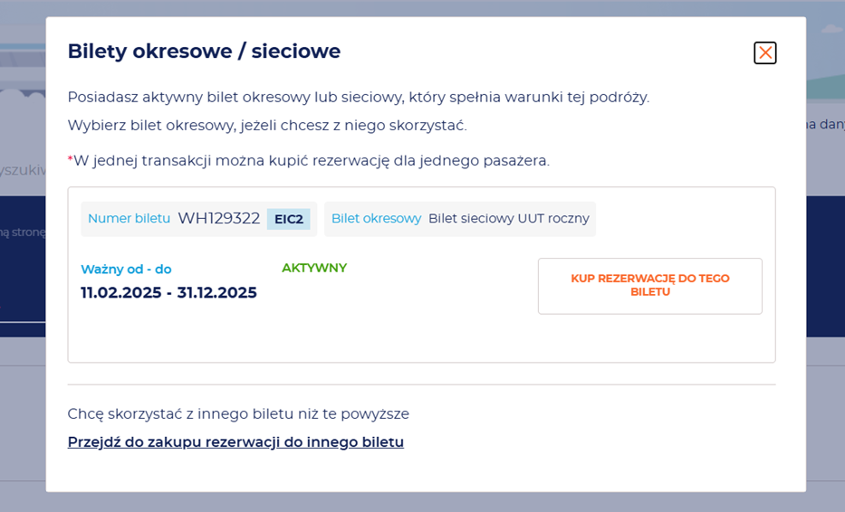 Grafika uzupełniająca do treści opisującej sposób rezerwacji biletów