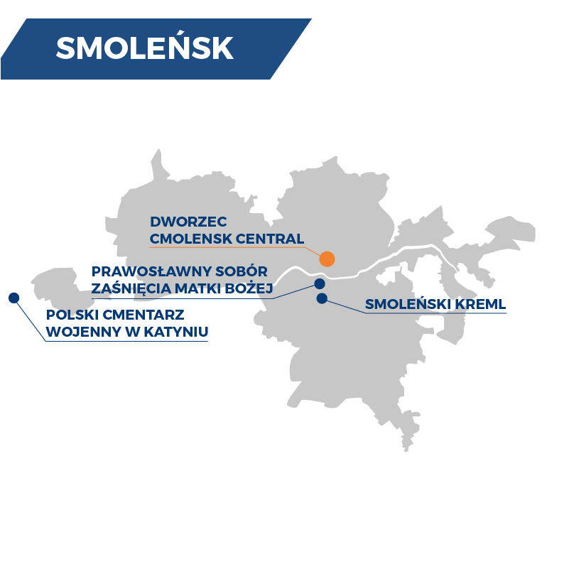 Mapa Smoleńska