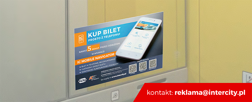 Wizualizacja reklamy na lustrze 